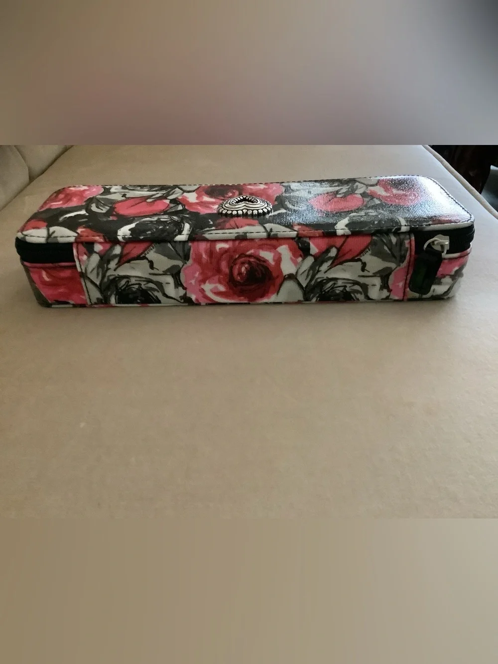Brighton Jewelry Case - Pink, Black, White